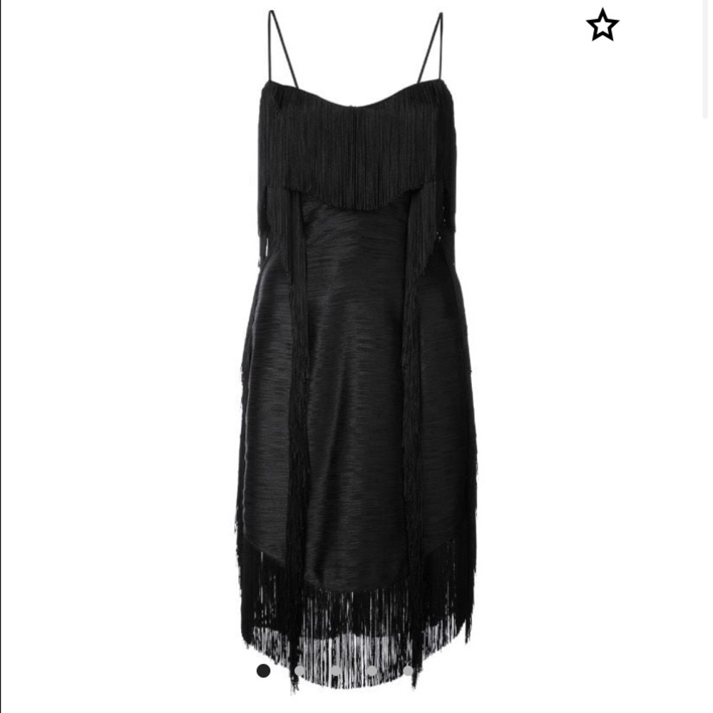 Balmain short fringed Dress